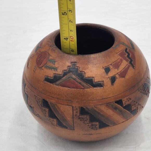 Ken Williams Native American Navajo Pottery Ye'i Holy Person Rainbow Guardian - Picture 6 of 9